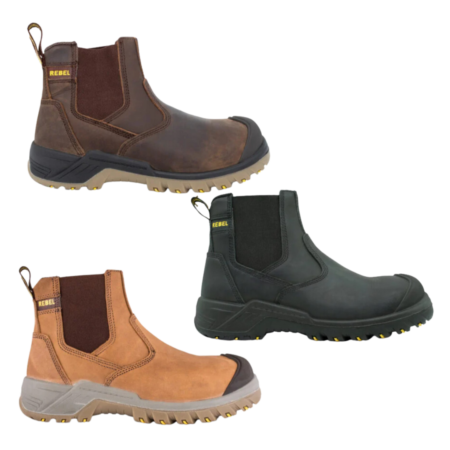 Crazy Horse Chelsea Safety Boots