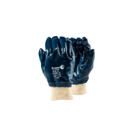 Blue Nitrile Fully Dipped Gloves