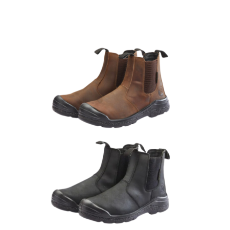 Crazy Horse Chelsea Safety Boots